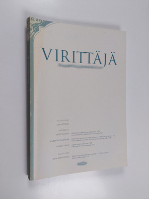 Virittäjä 4/1998 : kotikielen seuran aikakauslehti