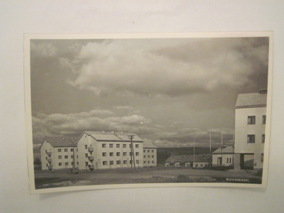 VANHA Postikortti Lappi Rovaniemi 1950-l Alkup.Mallikappale