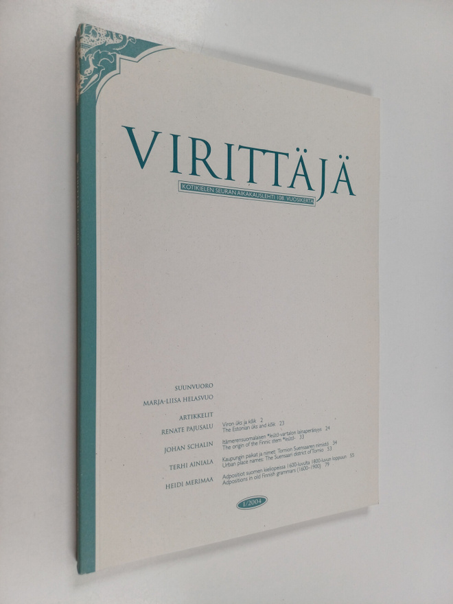 Virittäjä 1/2004