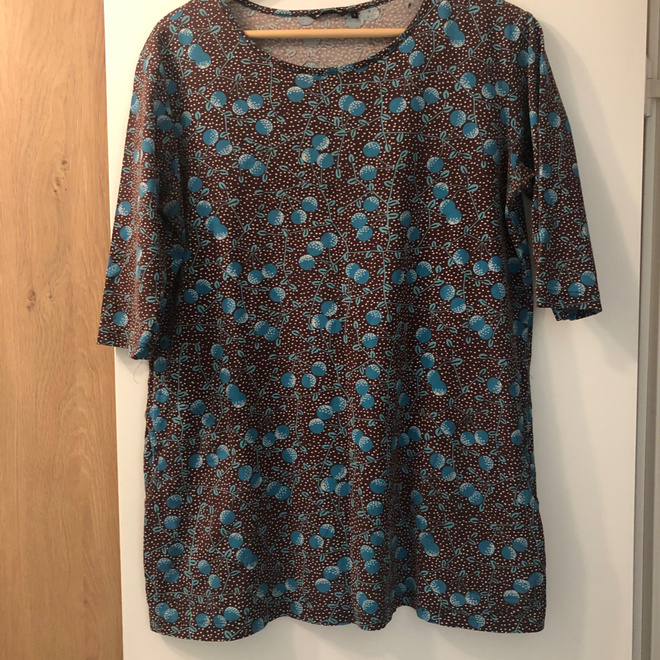 Marimekko Marjailla.  Karpalo retro tunika kok L
