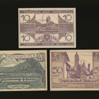 Itävalta Notgeld 10, 20, 50 Heller, Stein 1920 - pikkukuva 1