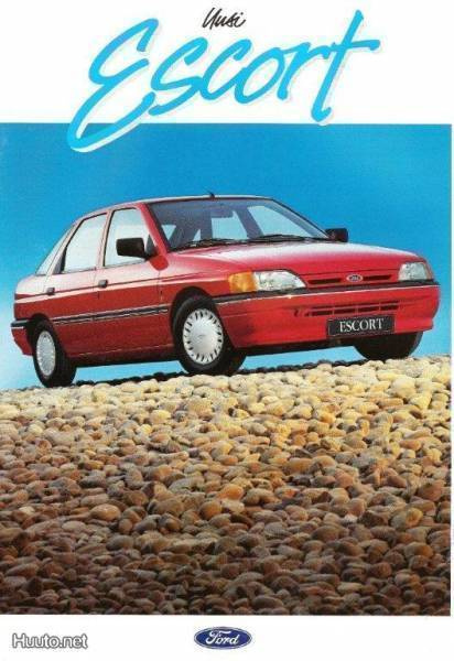 1991 Ford Escort  esite - KUIN UUSI - suom - 32 sivua