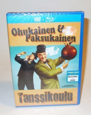 OHUKAINEN & PAKSUKAINEN - Tanssikoulu (BD+dvd) UUSI!