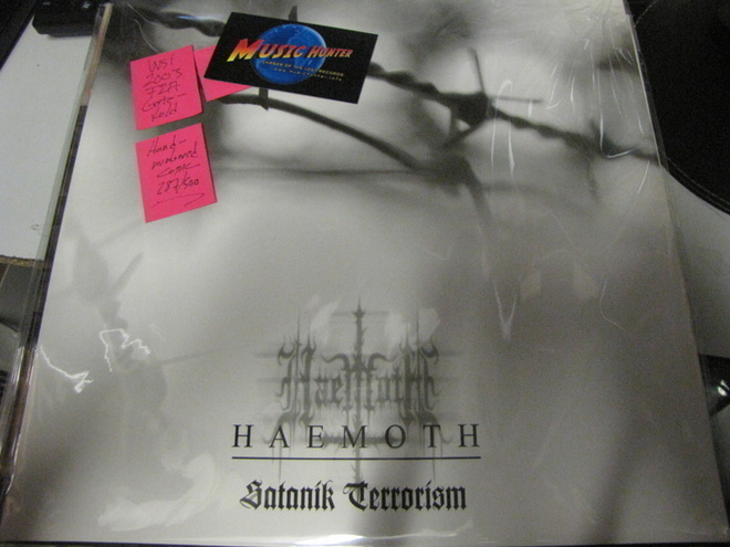 HAEMOTH - SATANIK TERRORISM LP RANSKA '03 PAINOS UUSI