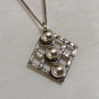 Design Janne Jouko hopea riipus kaulakoru JJ 813H 925 - pikkukuva 4