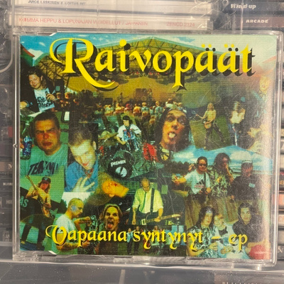 RAIVOPÄÄT - Vapaana syntynyt CD-EP (originaali v. 1997)