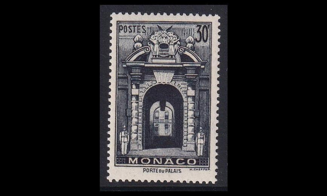 Monaco 442 ** Käyttösarja sisäänkäynti 30 Fr (1951)