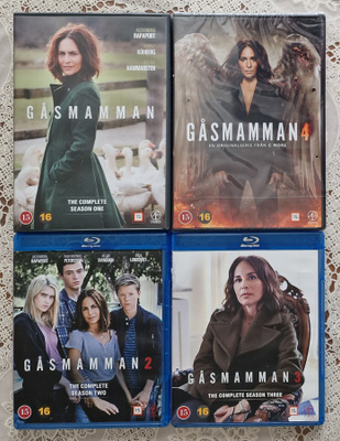 GÅSMAMMAN Kaudet 1-4 - dvd & blu-ray boxit