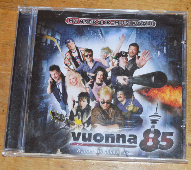 Manserock musikaali vuonna 85 (cd)