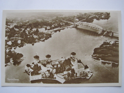 VANHA Postikortti Savonlinna n. 1920-l