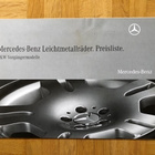 Hinnasto Mercedes kevytmetallivanteet 2008. Esite - pikkukuva 1
