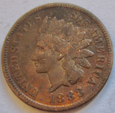 USA 1 cent 1883