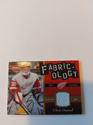 2006-07 Fleer Fabricology #FCO Chris Osgood