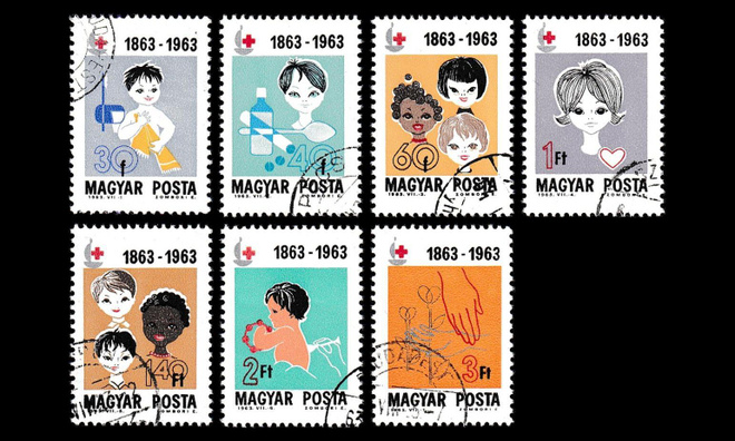 Unkari 1944-50 o Punainen Risti 100v (1963)