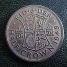 UNITED KINGDOM HALF CROWN 1949 RAS.1 - pikkukuva 2