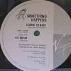 SOMETHING HAPPENS :: BURN CLEAR/HOME/BORDERLINE: VINYYLI 12" - pikkukuva 2