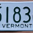 VERMONT USA rekisterikilpi - pikkukuva 1