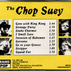 CHOP SUEY - Musical Picnic MCD - pikkukuva 2