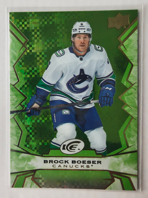 Brock Boeser 2022-23 UD Ice Green