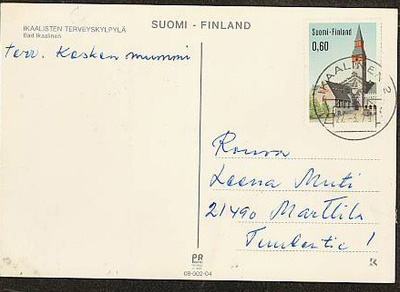 IKAALINEN 1979 postikortti - taite