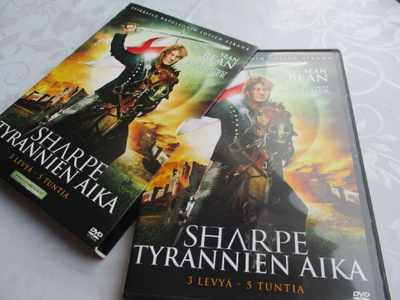 SHARPE - TYRANNIEN AIKA Sean Bean 3 DVD 5 tuntia