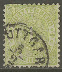 Wyrtemberg Mi 43 o
