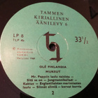 Muksut Ole Finlandia Tammi Lp 1968 huikeaa - pikkukuva 5