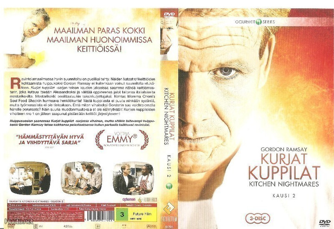 Gordon Ramsay - Kurjat Kuppilat - Kausi 2 (3xDVD)