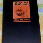 Don Marquis: archy and mehitabel - pikkukuva 1