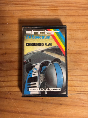 Chequered Flag – ZX Spectrum 48K, Psion, kasettipeli
