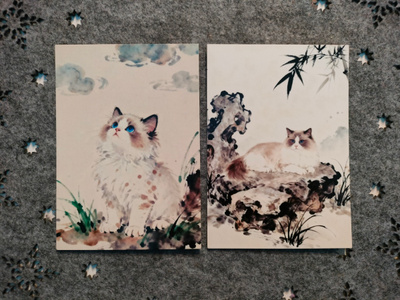 ~Kissa kortti~ 2kpl