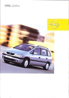 Opel Zafira -esite, 2002