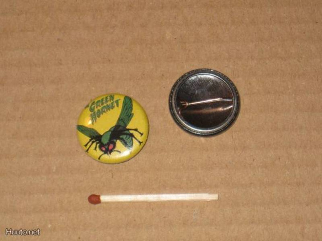 The Green Hornet amppari rintanappi 1" c1