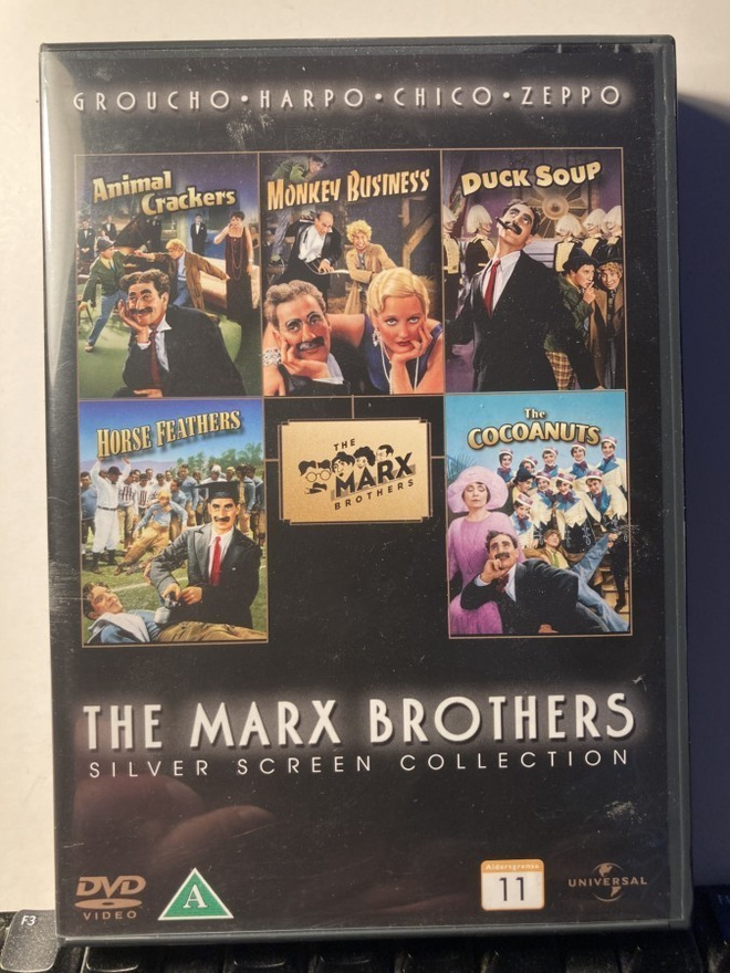 MARX BROTHERS SILVER SCREEN COLLECTION, DVD x 5, Marx