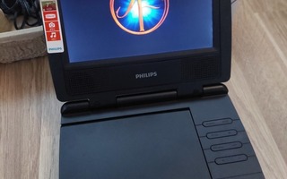 Philips kannettava dvd-soitin (toimii!)