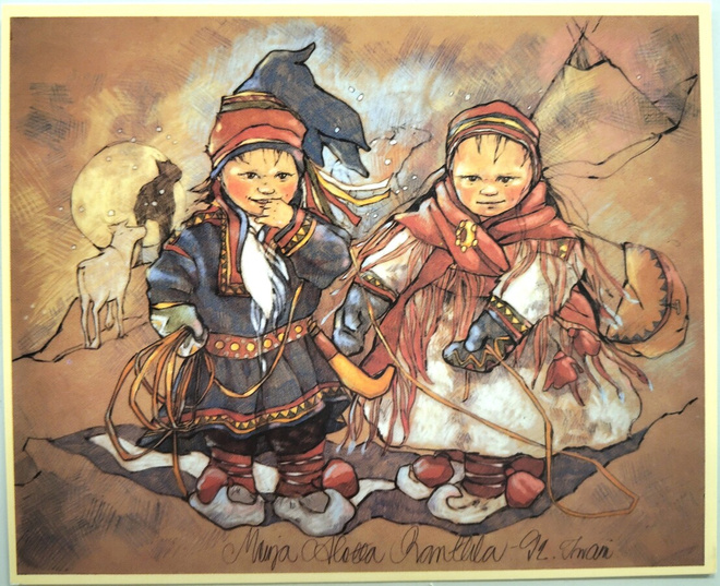 kortti ** Ranttila Aletta ym. Lappi-aihe – erilaisia
