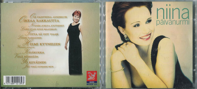NIINA PÄIVÄNURMI . CD-LEVY . NIINA PÄIVÄNURMI