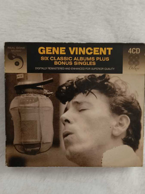 GENE VINCENT - Six Classic Albums Plus Bonus Singles 4-CD
