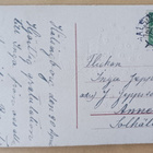 Kukkia ja hopeaa hopeamaljassa, onnittelupk, p. 1924 - pikkukuva 2