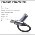 Essager USB C - 3,5mm kuulokeliitäntä kuulokeadapteri #28912 - pikkukuva 4