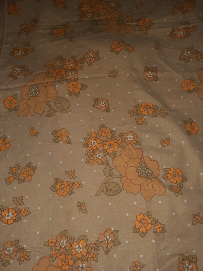 140x120cm retro puuvillakangas