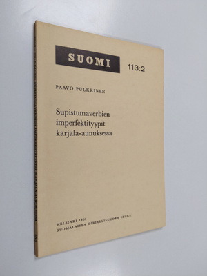 Paavo Pulkkinen : Supistumaverbien imperfektityypit karja...