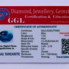 Tanzaniitti 6.93ct (imitaatio!) - pikkukuva 2