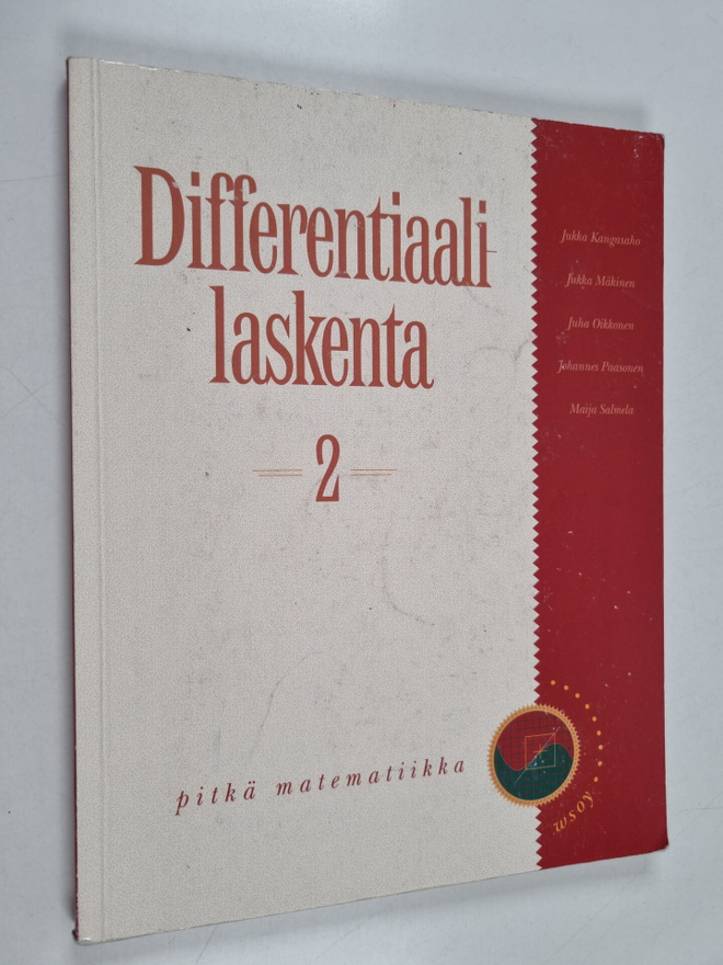 Jukka Kangasaho : Differentiaalilaskenta 2
