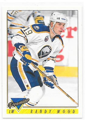 1993-94 Topps Premier #119 Randy Wood Buffalo Sabres