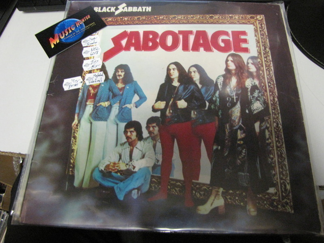 BLACK SABBATH - SABOTAGE LP '80 swe  /SKAND. EX-/EX-