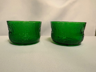 Iittala Oiva Toikka Fauna kulho vihreä 2 kpl