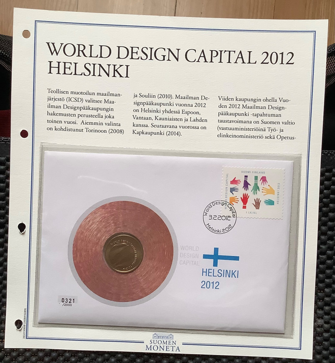 Rahakirje World Design Capital 2012 Helsinki 