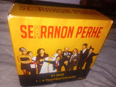 21 DVD Serranon perhe 1-4 tuotantokausi ( SIS POSTIKULU