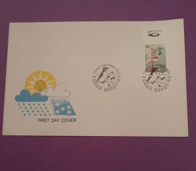 FDC Turun kevät-88,Ilmatieteen laitos 1988